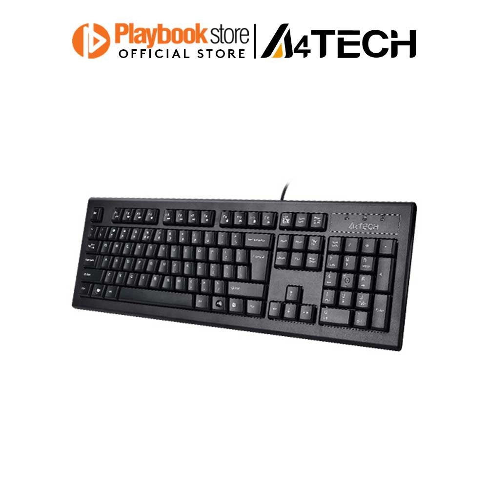 A4Tech KRS-85 Comfort Round Edge Keycaps FN Hot Keys Full-Size USB Natural_A Wired Keyboard