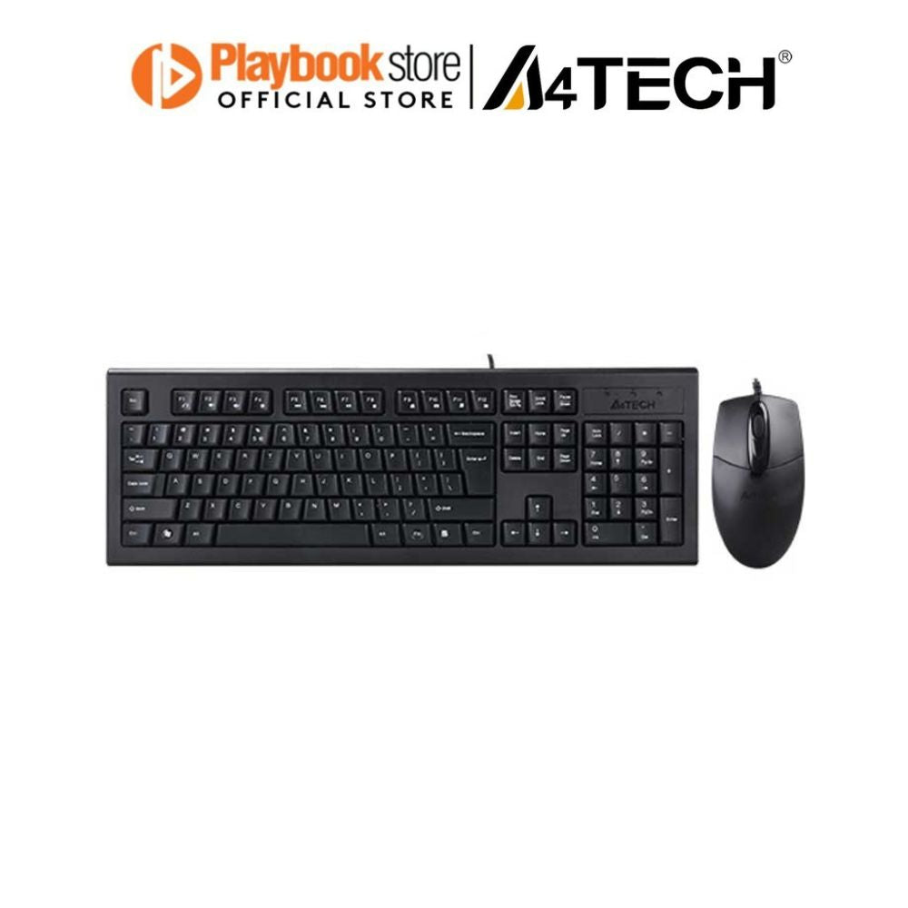 A4Tech KRS-8572 KRS-85 + OP-720 Full-Size USB Natural_A Fn Wired Keyboard And Mouse Combo