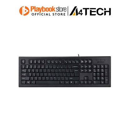 A4Tech KRS-85 Comfort Round Edge Keycaps FN Hot Keys Full-Size USB Natural_A Wired Keyboard