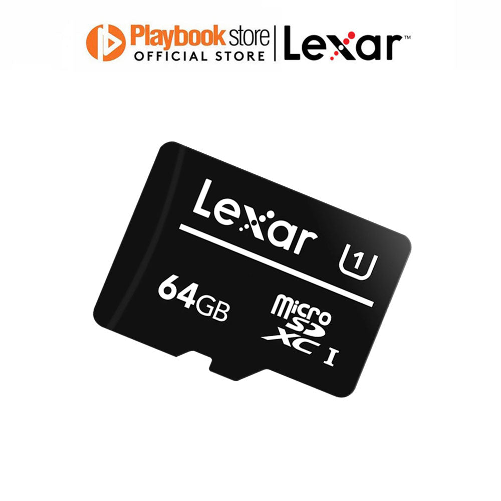 Lexar LMS0C10064G 64GB Black MicroSDXC UHS-I Class 10 Card MicroSD Card