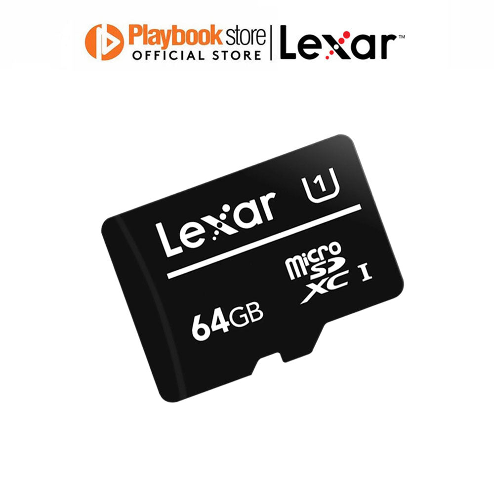 Lexar LMS0C10064G 64GB Black MicroSDXC UHS-I Class 10 Card MicroSD Card