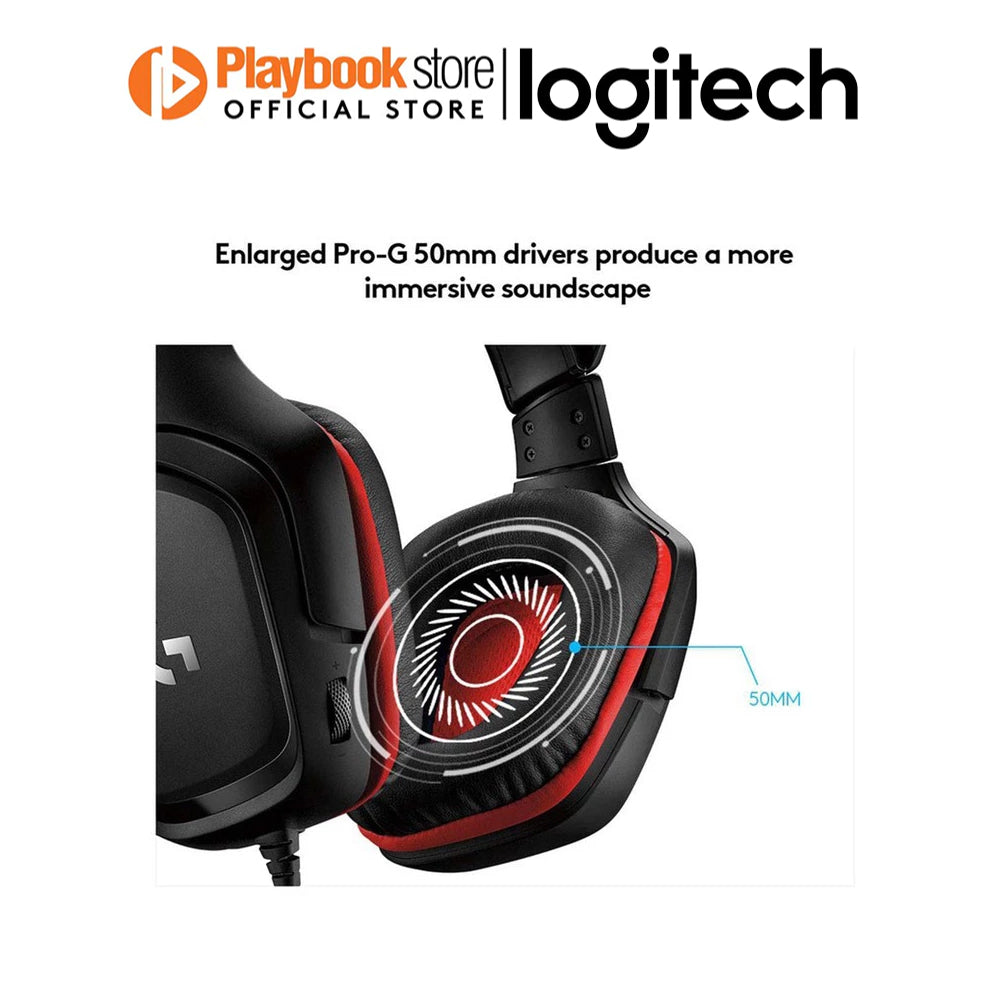 Logitech G331 Multi-Platform Stereo Gaming Headset null Headphone Logitech PLAYBOOKSTORE 097855144638 097855144638