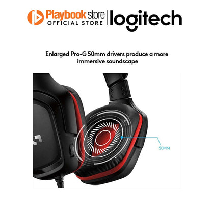 Logitech G331 Multi-Platform Stereo Gaming Headset null Headphone Logitech PLAYBOOKSTORE 097855144638 097855144638