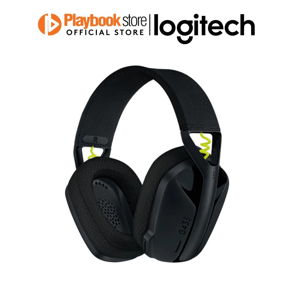 Logitech G435 LIGHTSPEED Bluetooth Wireless Over Ear Gaming Headset null Headphone Logitech PLAYBOOKSTORE 097855165770 097855165770