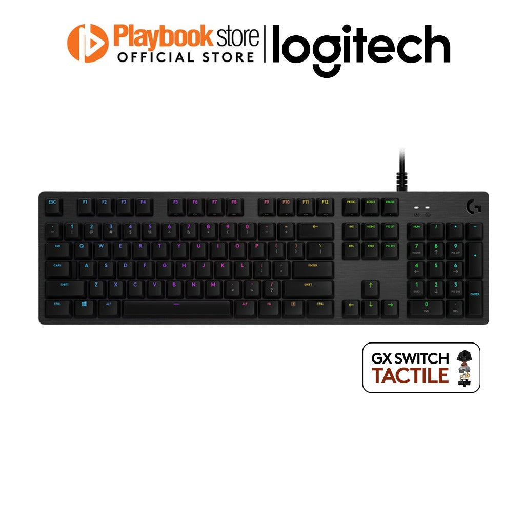 Logitech G512 Carbon Lightsync RGB GX Switch Wired Mechanical Gaming Keyboard Logitech G512 Carbon LIGHTSYNC RGB GX Switch Wired Mechanical Gaming Keyboard Keyboard Logitech PLAYBOOKSTORE 097855141897 097855141897