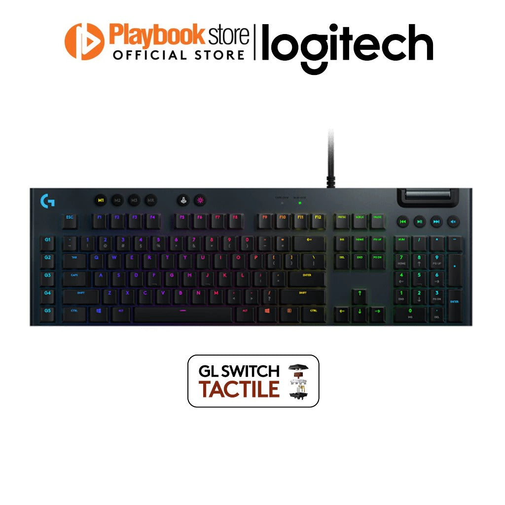 Logitech G813 GL Low Profile Switch Lightsync RGB Mechanical Wired Gaming Keyboard Logitech G813 GL Low Profile Switch RGB Mechanical Gaming Keyboard Keyboard Logitech PLAYBOOKSTORE 097855146564 097855146564