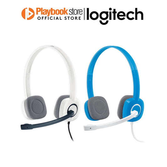 Logitech H150 Stereo Dual Plug Computer Headset with In-Line Control Logitech H150 Stereo Dual Plug Computer Headset Headphone Logitech PLAYBOOKSTORE 097855082947 097855082947