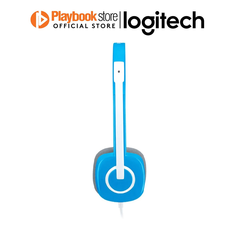 Logitech H150 Stereo Dual Plug Computer Headset with In-Line Control Logitech H150 Stereo Dual Plug Computer Headset Headphone Logitech PLAYBOOKSTORE 097855082947 097855082947