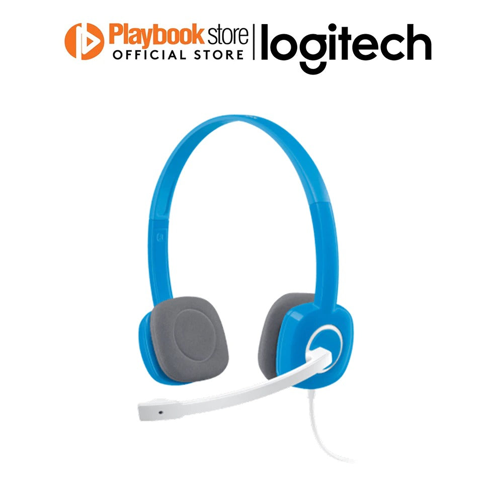 Logitech H150 Stereo Dual Plug Computer Headset with In-Line Control Logitech H150 Stereo Dual Plug Computer Headset Headphone Logitech PLAYBOOKSTORE 097855082947 097855082947