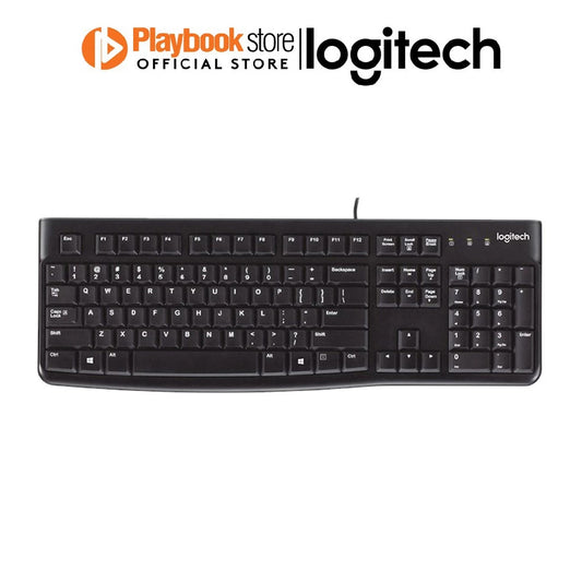 Logitech K120 Spill-Resistant Plug-and-Play 10-Key Number Pad USB Wired Keyboard Logitech K120 Plug-and-Play USB Wired Keyboard Keyboard Logitech PLAYBOOKSTORE 097855067081 097855067081