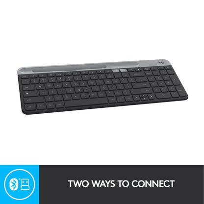 Logitech K580 Slim Multi Device 2.4 GHz USB Receiver Bluetooth Wireless Keyboard Logitech K580 Slim Multi Device Bluetooth Wireless Keyboard Keyboard Logitech PLAYBOOKSTORE 097855152220 097855152220