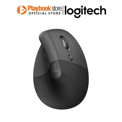 Logitech Lift Vertical Ergonomic Wireless Mouse null Mouse Logitech PLAYBOOKSTORE 097855170842 097855170842