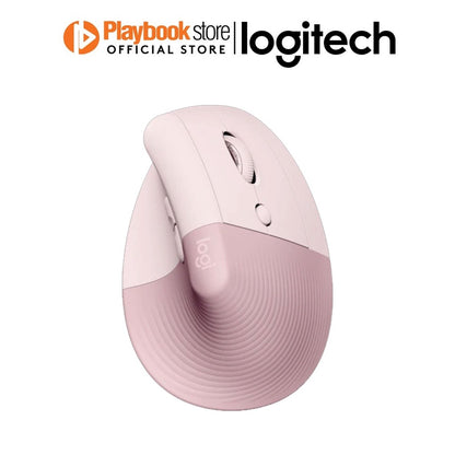 Logitech Lift Vertical Ergonomic Wireless Mouse null Mouse Logitech PLAYBOOKSTORE 097855170842 097855170842
