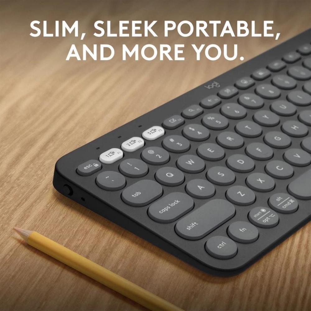 Logitech Pebble Keys 2 K380s Slim Minimalist Bluetooth Wireless Keyboard With Customizable Keys Logitech Pebble Keys 2 K380s Slim Minimalist Bluetooth Wireless Keyboard Keyboard Logitech PLAYBOOKSTORE 097855186010 097855186010