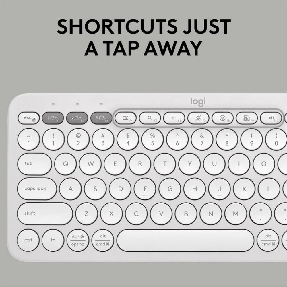 Logitech Pebble Keys 2 K380s Slim Minimalist Bluetooth Wireless Keyboard With Customizable Keys Logitech Pebble Keys 2 K380s Slim Minimalist Bluetooth Wireless Keyboard Keyboard Logitech PLAYBOOKSTORE 097855186010 097855186010