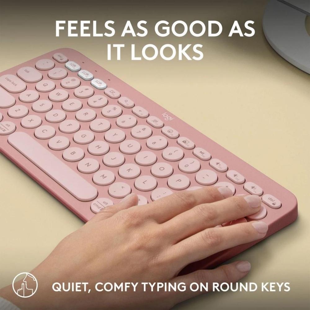 Logitech Pebble Keys 2 K380s Slim Minimalist Bluetooth Wireless Keyboard With Customizable Keys Logitech Pebble Keys 2 K380s Slim Minimalist Bluetooth Wireless Keyboard Keyboard Logitech PLAYBOOKSTORE 097855186010 097855186010