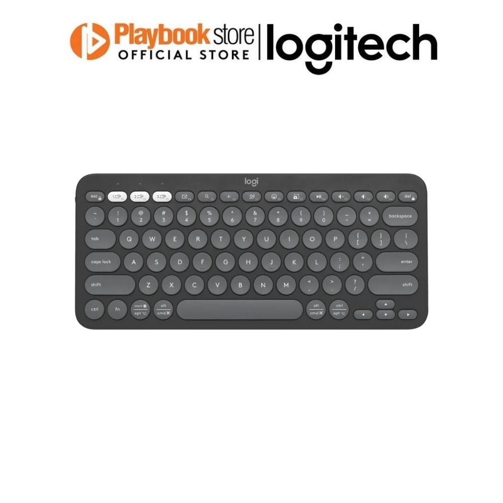 Logitech Pebble Keys 2 K380s Slim Minimalist Bluetooth Wireless Keyboard With Customizable Keys Logitech Pebble Keys 2 K380s Slim Minimalist Bluetooth Wireless Keyboard Keyboard Logitech PLAYBOOKSTORE 097855186010 097855186010