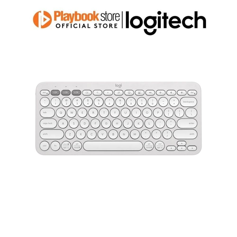 Logitech Pebble Keys 2 K380s Slim Minimalist Bluetooth Wireless Keyboard With Customizable Keys Logitech Pebble Keys 2 K380s Slim Minimalist Bluetooth Wireless Keyboard Keyboard Logitech PLAYBOOKSTORE 097855186010 097855186010