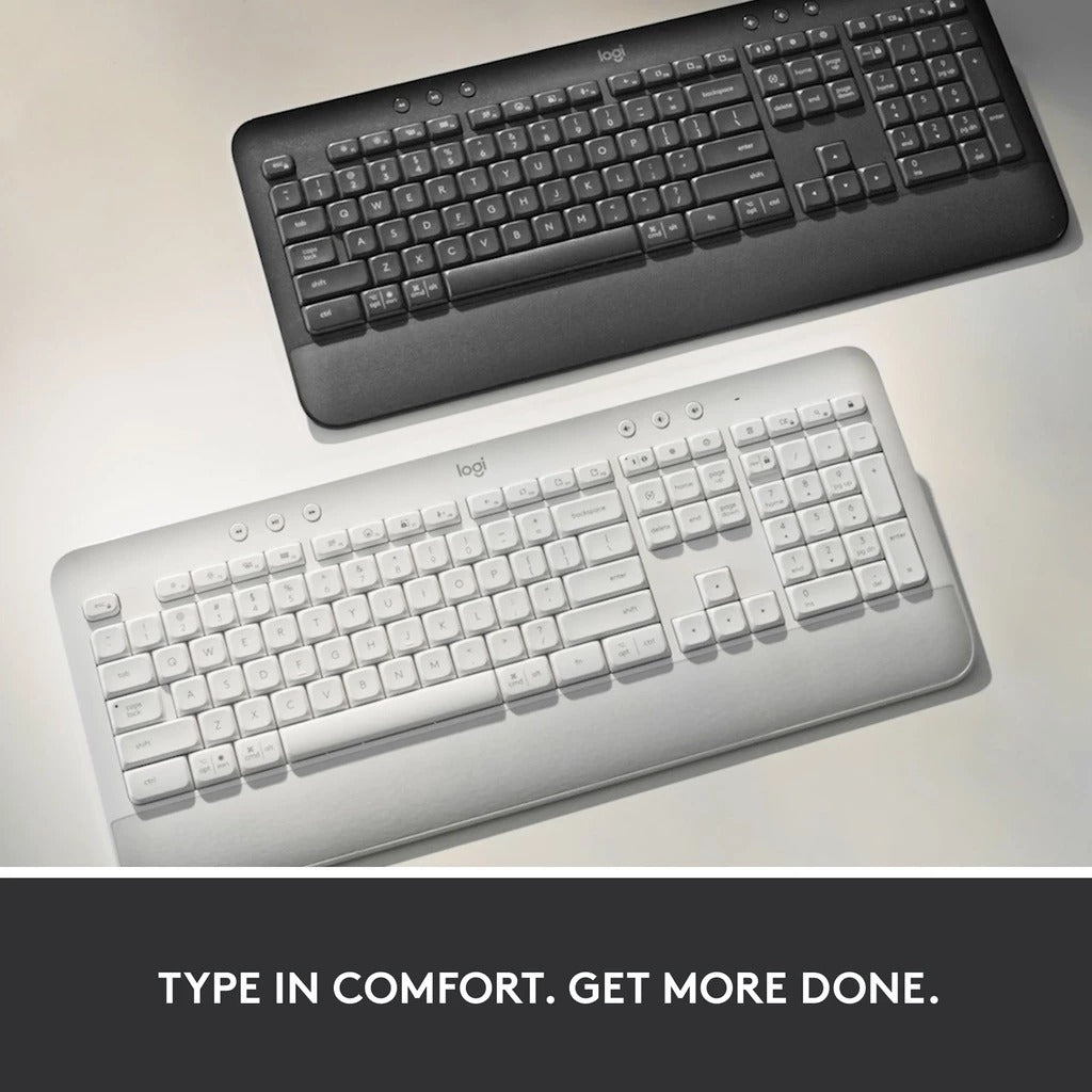 Logitech Signature K650 Spill-Resistant Wireless Keyboard null Keyboard Logitech PLAYBOOKSTORE 097855179500 097855179500