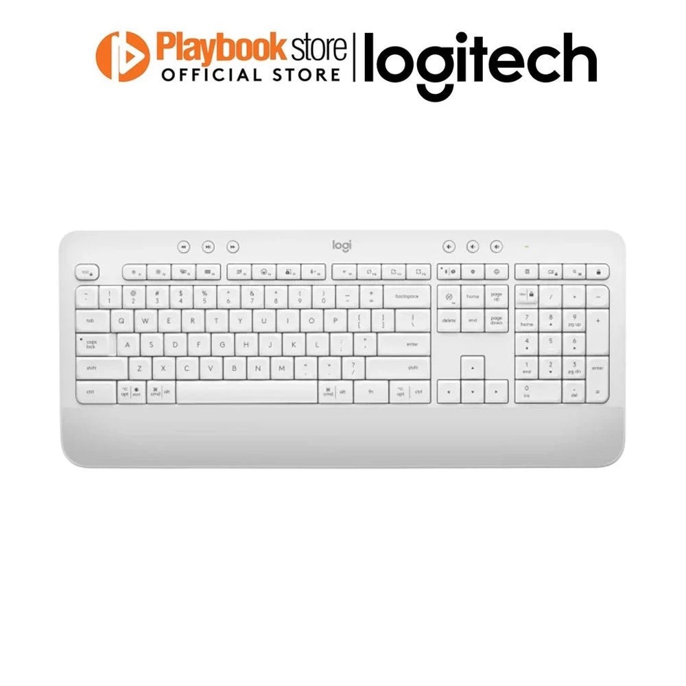 Logitech Signature K650 Spill-Resistant Wireless Keyboard null Keyboard Logitech PLAYBOOKSTORE 097855179500 097855179500