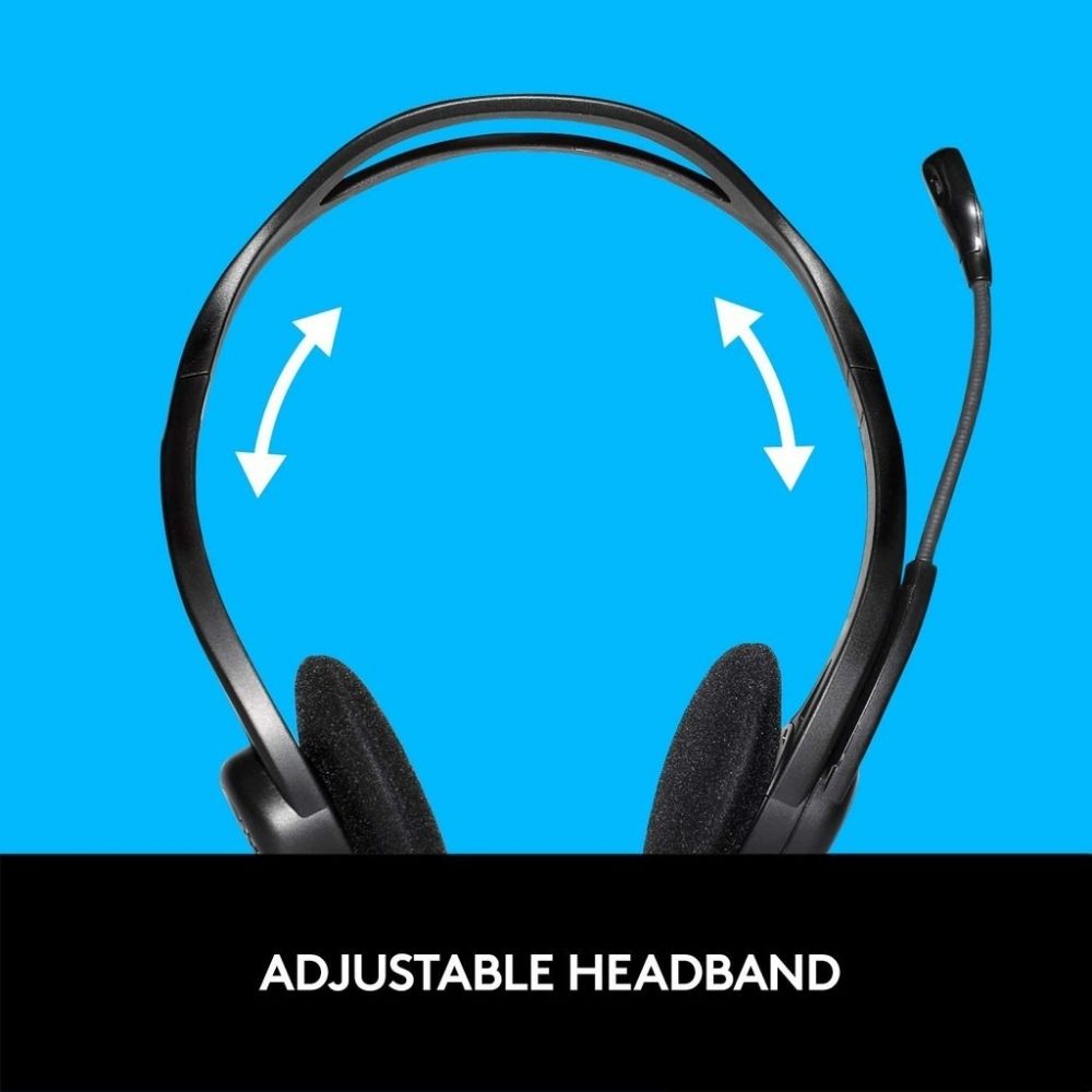 Logitech H370 USB Computer Headset With Noise-Cancelling Microphone - PLAYBOOKSTORE -  - 