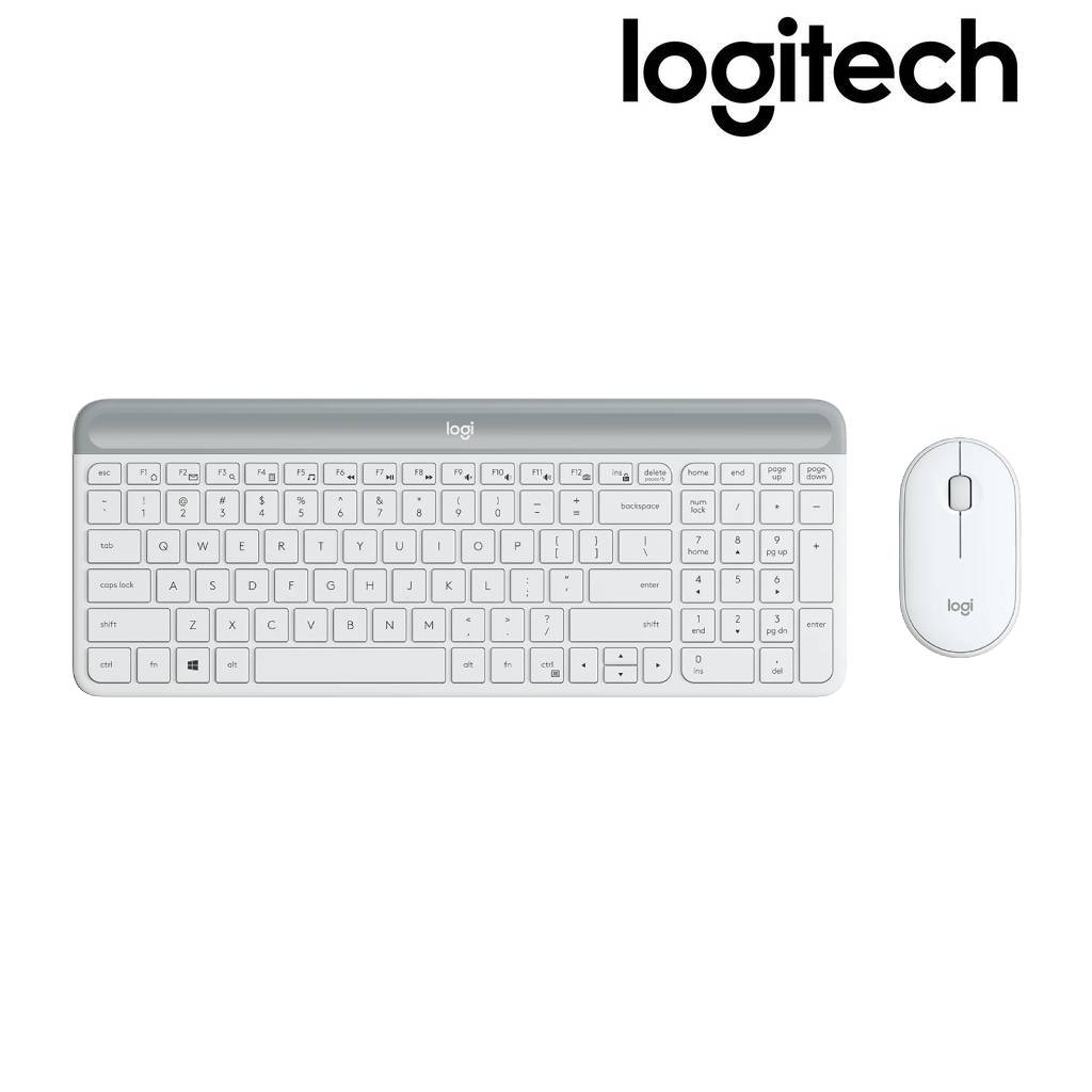 Logitech MK470 Slim Compact And Quiet Wireless Keyboard Mouse Combo - PLAYBOOKSTORE -  - 