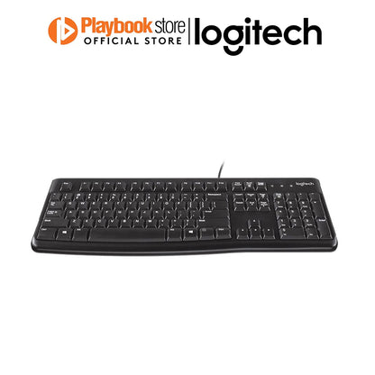 Logitech MK120 Spill-Resistant 10-Key Number Pad USB Wired Keyboard and Mouse Combo