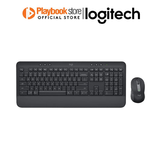 Logitech Signature MK650 Multi-OS SilentTouch for Business Wireless Keyboard and Mouse Combo