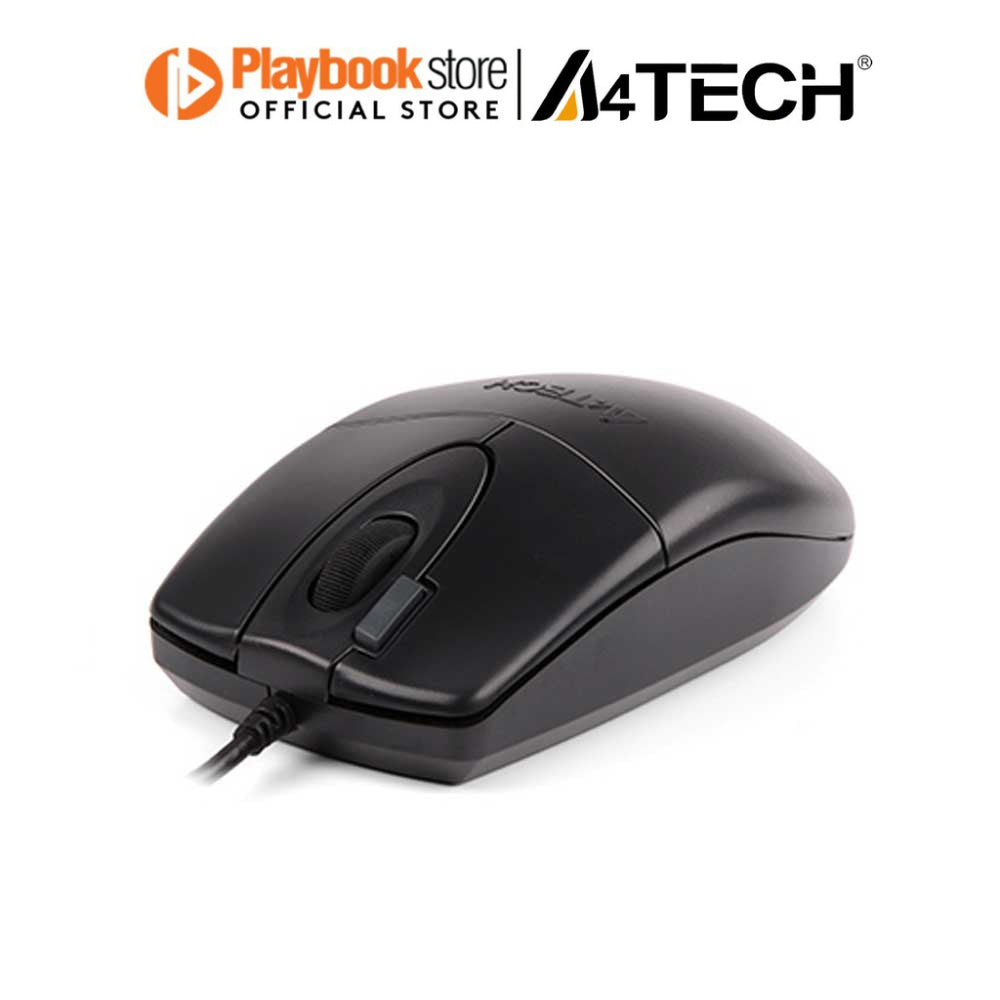 A4Tech OP-620D 1000 DPI Durable 2X-Button 4-Way Wheel Plug & Play USB Wired Optical Mouse