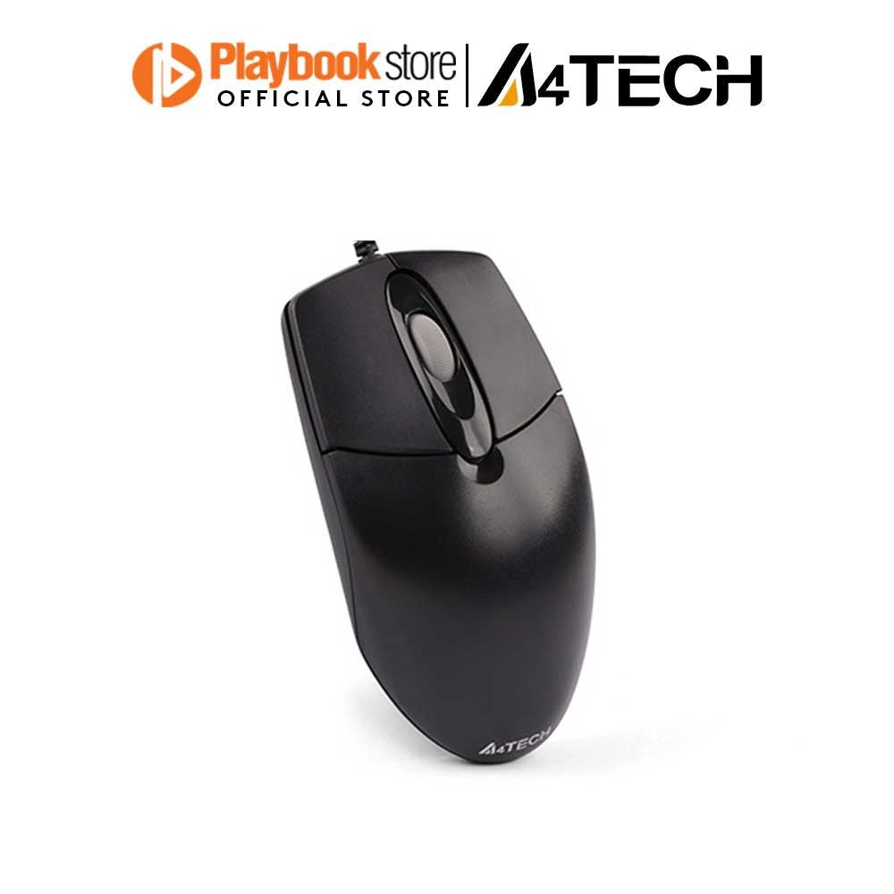 A4Tech OP-720 1200 DPI Symmetric Dust-Resistant Wheel Plug & Play USB Optical Wired Mouse