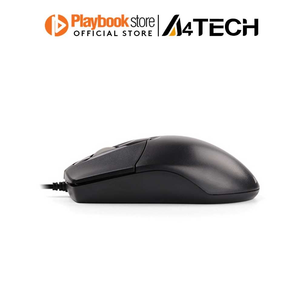 A4Tech OP-720 1200 DPI Symmetric Dust-Resistant Wheel Plug & Play USB Optical Wired Mouse