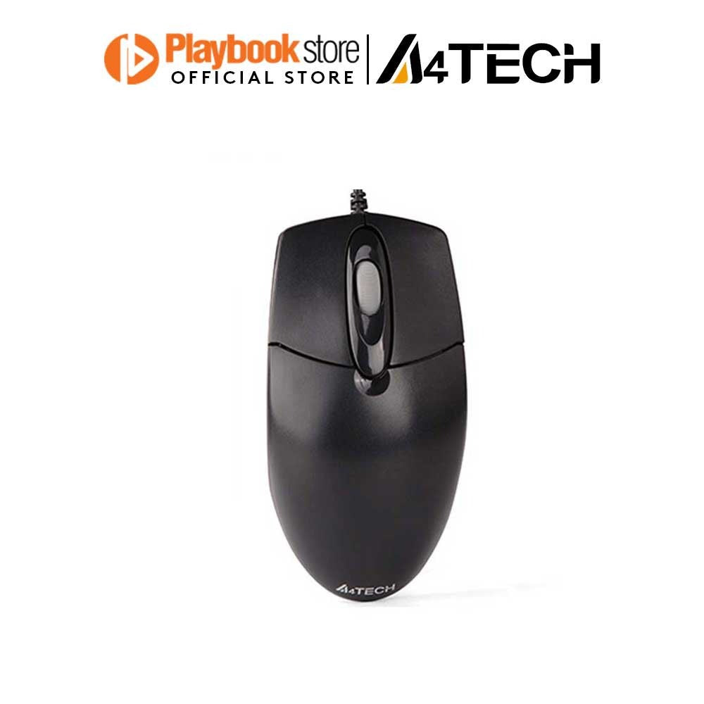 A4Tech OP-720 1200 DPI Symmetric Dust-Resistant Wheel Plug & Play USB Optical Wired Mouse