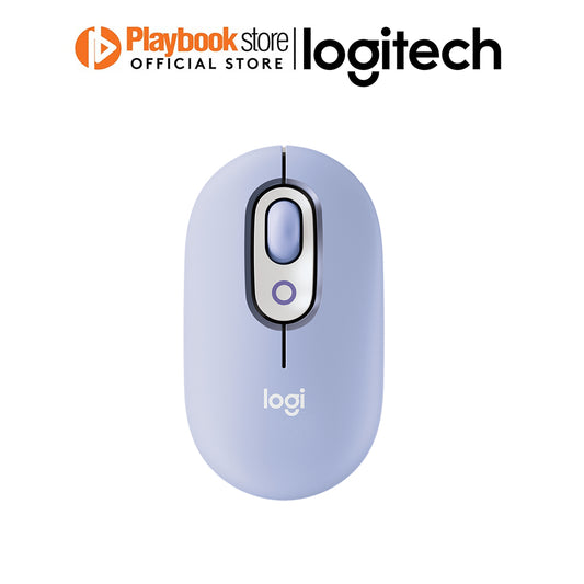 Logitech Pop Icon Mouse 24-month Battery Life Silent Wireless Mouse with Customizable Action Buttons