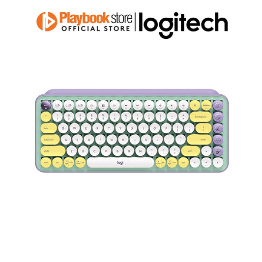 Logitech POP Keys Customizable Emoji Keys Multi-Device USB Mechanical Wireless Keyboard