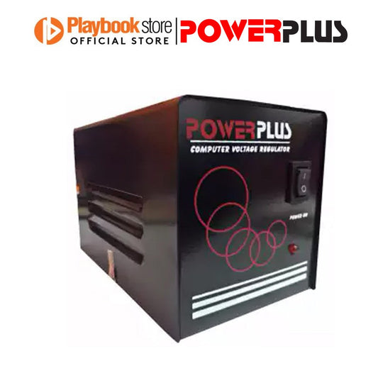 Powerplus 500W 4x 220V AVR Automatic Voltage Regulator - Black