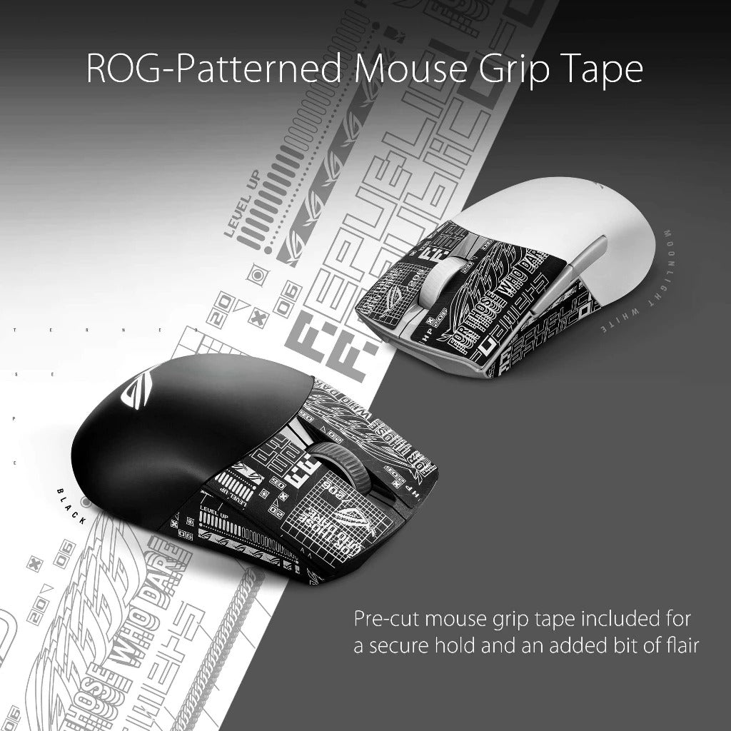 Asus ROG P709 Keris Aimpoint 36000 Dpi Aura Lighting Tri Mode Connectivity Wireless Gaming Mouse