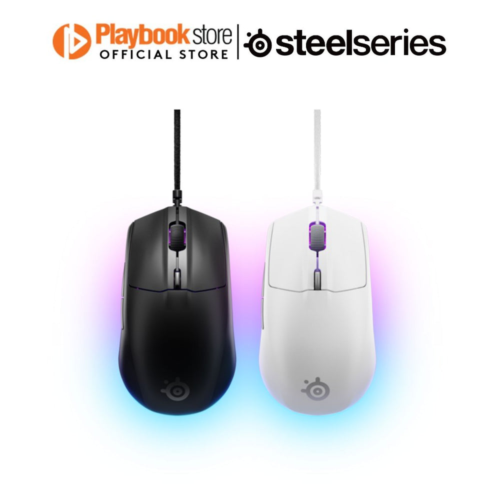 SteelSeries Rival 3 Gen 2 8,500 DPI 3 Zone RGB Lightweight Wired Gamin ...