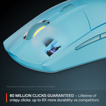 SteelSeries Rival 3 Gen 2 18K DPI Optical Sensor Lightweight Comfortable Wireless Gaming Mouse