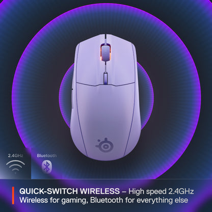 SteelSeries Rival 3 Gen 2 18K DPI Optical Sensor Lightweight Comfortable Wireless Gaming Mouse