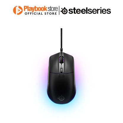SteelSeries Rival 3 Gen 2 8,500 DPI 3 Zone RGB Lightweight Wired Gaming Mouse