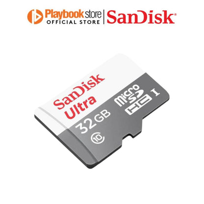 SanDisk Ultra 16GB/32GB/64GB/128GB MicroSDHC MicroSDXC UHS-I MicroSD Card Memory Card - White/Grey