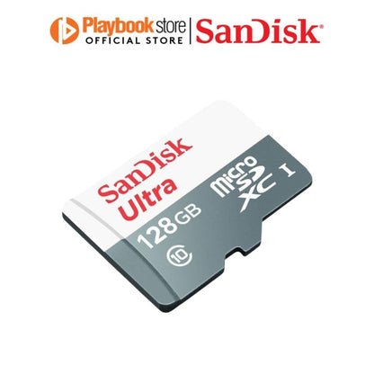 SanDisk Ultra 16GB/32GB/64GB/128GB MicroSDHC MicroSDXC UHS-I MicroSD Card Memory Card - White/Grey