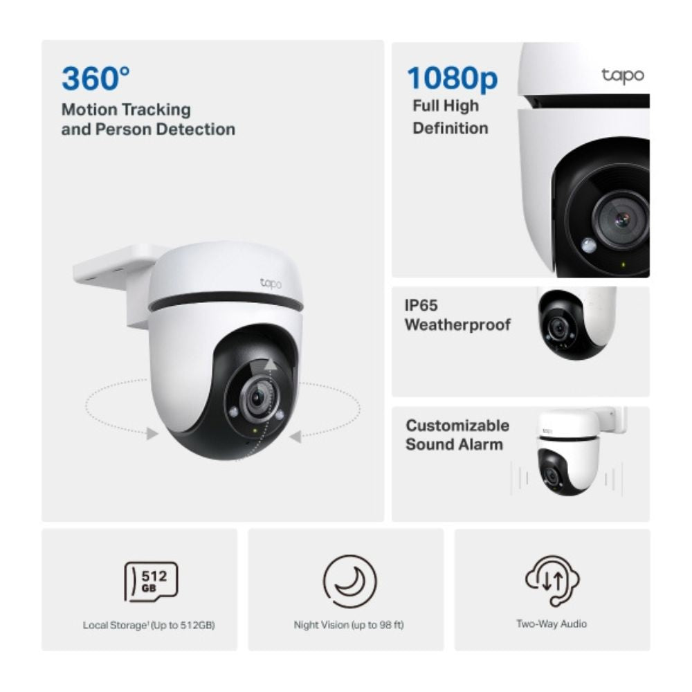 TP-Link Tapo TC40 Outdoor Pan/Tilt Home Security Wi-Fi Camera