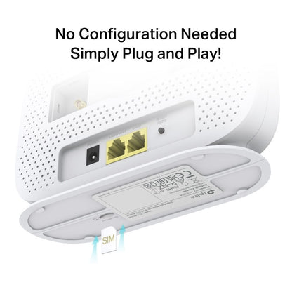TP-Link TL-MR105 300 Mbps Plug and Play Wireless N 3G/4G Connection 4G LTE Router