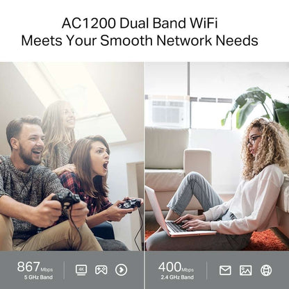 TP-Link Archer C64 AC1200 Dual-Band 5Ghz 867 Mbps 2.4Ghz 400 Wireless MU-MIMO Wi-Fi Router TP-Link Archer C64 AC1200 Wireless MU-MIMO Wi-Fi Router Router TP-Link PLAYBOOKSTORE 4897098683217 4897098683217
