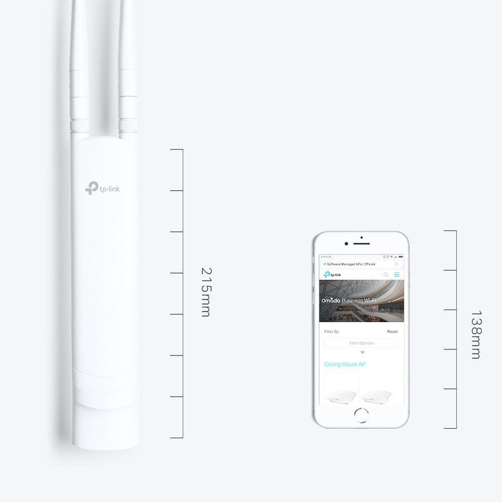 TP-Link EAP110-Outdoor 300Mbps Wireless N Outdoor Access Point null Access Point TP-Link PLAYBOOKSTORE 6935364097752 6935364097752