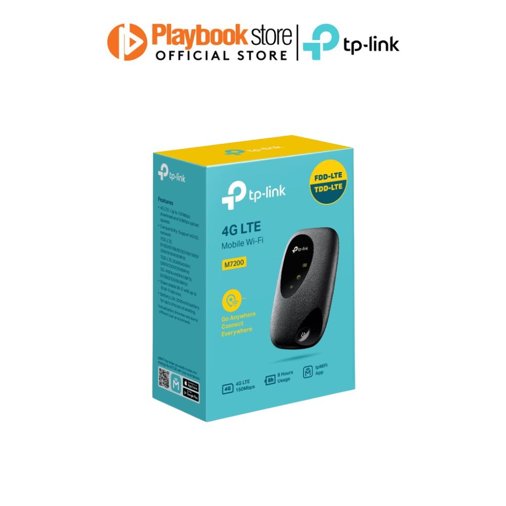 TP-Link M7200 4G LTE Mobile Wi-Fi null Pocket Wi-Fi TP-Link PLAYBOOKSTORE 6935364082505 6935364082505