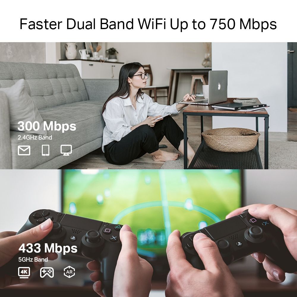 TP-Link RE215 AC750 One Mesh Dual Band Wi-Fi Range Extender TP-Link RE215 AC750 Mesh Wi-Fi Range Extender Range Extender TP-Link PLAYBOOKSTORE 6935364072421 6935364072421