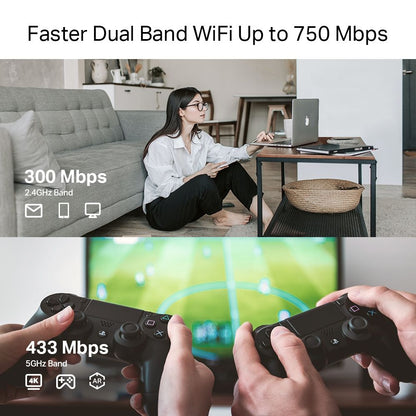 TP-Link RE215 AC750 One Mesh Dual Band Wi-Fi Range Extender TP-Link RE215 AC750 Mesh Wi-Fi Range Extender Range Extender TP-Link PLAYBOOKSTORE 6935364072421 6935364072421
