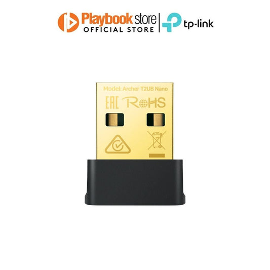 TP-Link Archer T2UB Nano AC600 Wi-Fi Bluetooth 4.2 Wireless USB Adapter - PLAYBOOKSTORE -  - 